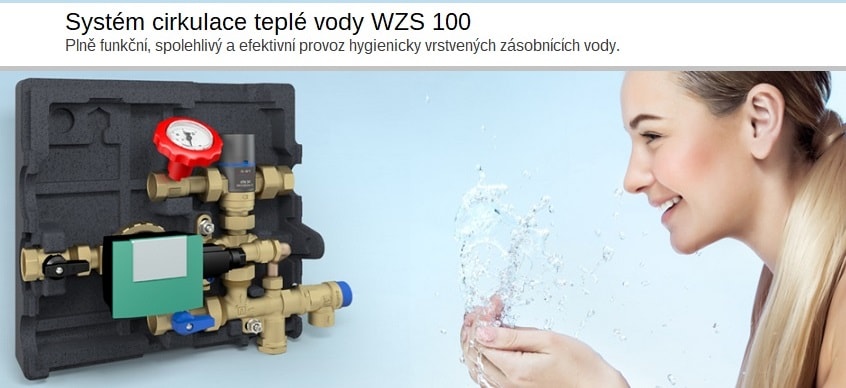 Systém cirkulace teplé vody AFRISO WZS 100
